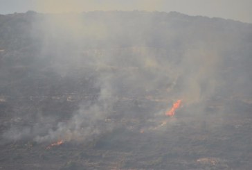 גליל: כבאים מנעו את שריפת היישוב חרשים