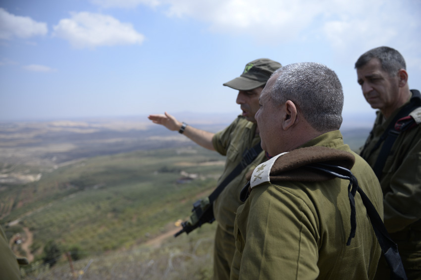 סיור שטח. רמטכ הרמטכ”ל סייר בגזרת הגולן והחרמון