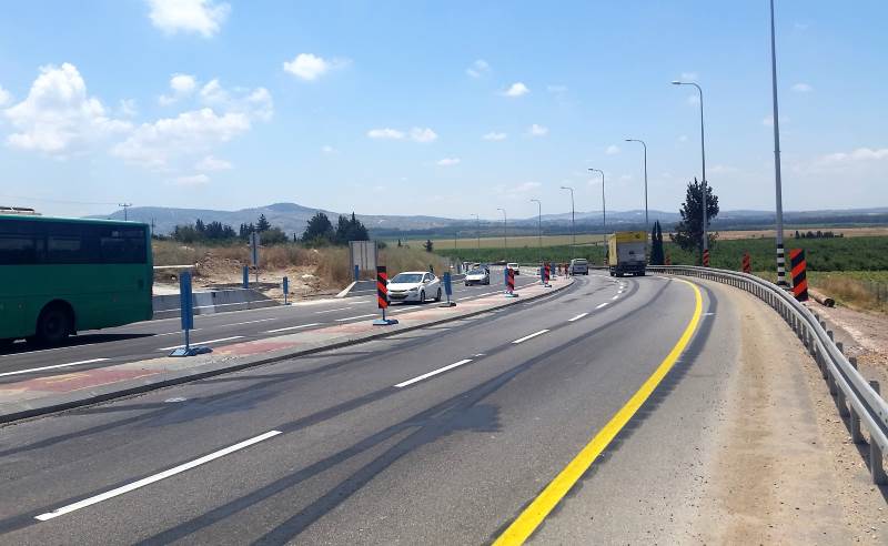 צפון: הושלם פרויקט שדרוג כביש 70