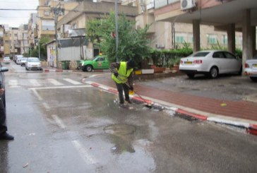 בני ברק: מנסים למנוע הצפות בחורף