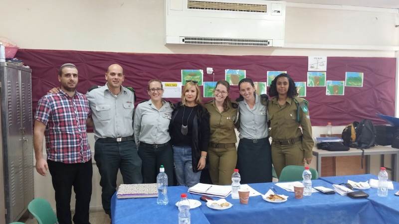 אחריי. הביקור בעכו|צילום: יח “עכו מהווה מודל בתחום ההכנה לצה”ל”