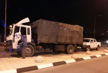 נתפסו רכבים שהבריחו פסולת לשטחים