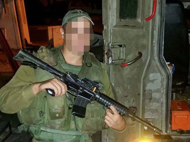 צילום מתוך עמוד הפייסוק האם הציבור הישראלי תומך בחייל היורה?