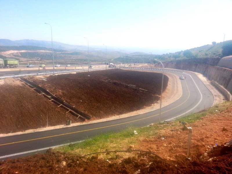 שלב ראשון. המחלף החדש|צילום: נתיבי ישראל צפון: צפו לפחות פקקים בחג
