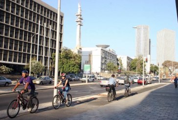 עיריית ת”א מציגה: ירידה של 62% במספר הרוכבים על המדרכה