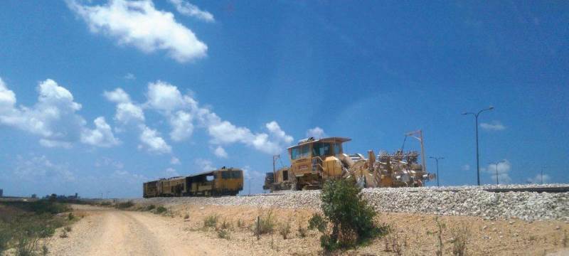 עבודות שיקום נופי נרחבות. העבודות לסלילת קו הרכבת | צילום: נתיבי ישראל הושלמו 18 ק”מ בקו הרכבת כרמיאל-עכו