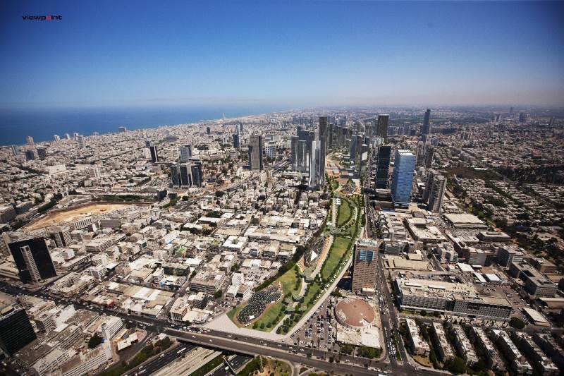 בעירייה הבהירו כי עיריית ת”א אישרה תוכנית האב לפרויקט פארק גג האיילון