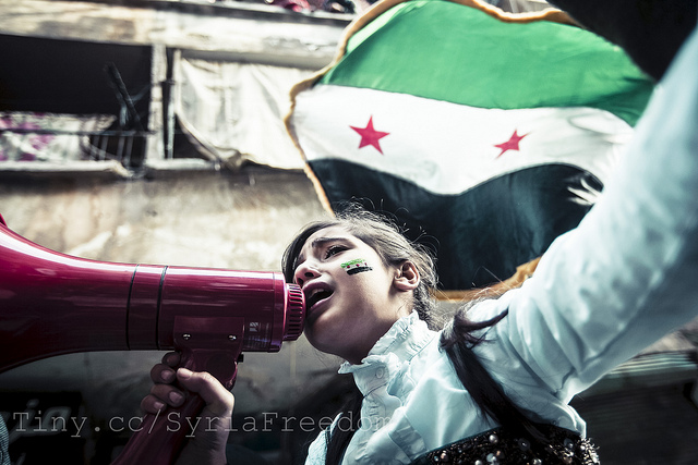 ילדה בסוריה | צילום מתוך אתר syria freedom
