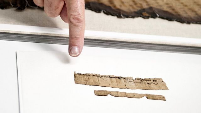 היסטוריה. התעודה הנדירה מימי בית ראשון|צילום:שי הלוי נחשפה תגלית נדירה מימי הבית הראשון