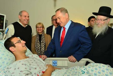 רה”מ לפצועי הפיגוע: “אנחנו ננצח”